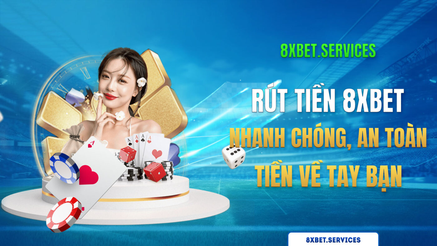 Hình ảnh minh họa về việc rút tiền từ tài khoản 8xbet.